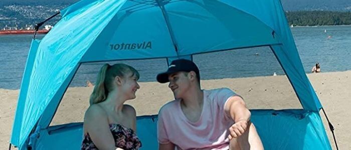 Alvantor Beach Tent Super Bluecoast Beach Umbrella (1)