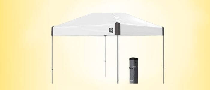 _E-Z UP Inc. AMB3SBKF10SG Ambassador Instant 10x10 Canopy For Wind