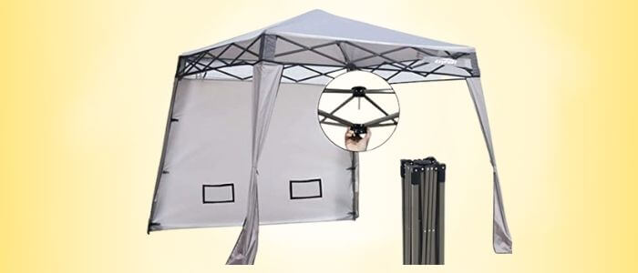 EzyFast Elegant Pop Up Beach Shelter, Compact Instant Canopy Ten