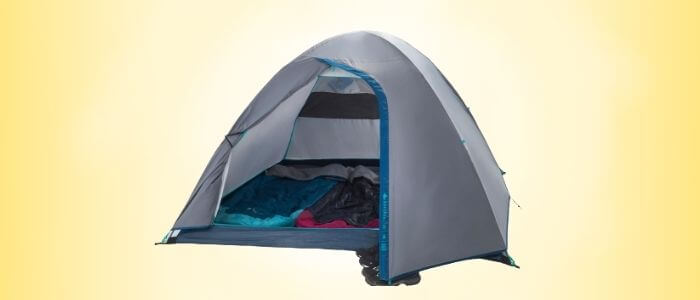 Quechua MH100, Waterproof Camping Tent for 3 People