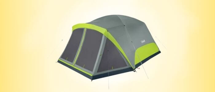 Skydome 8-Person Camping Tent with Screen Room, Rock Grey
