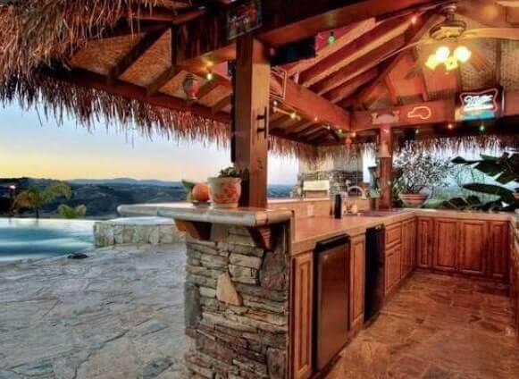Tiki Roof canopy for outdoors