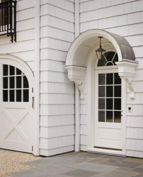 Arch Style Front Door Canopy_