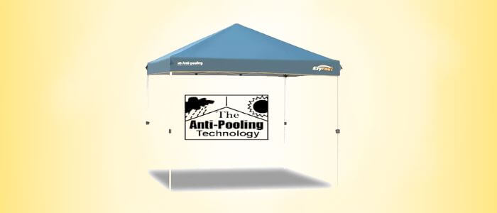 EzyFast Patented Anti-Pooling Technology Canopy Shelter
