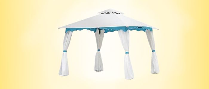 Impact Canopy 10'x10' Canopy Tent Gazebo with Dressed Legs