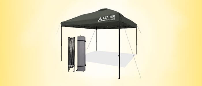 Leader Accessories 10'x10' Pop-Up Canopy Tent