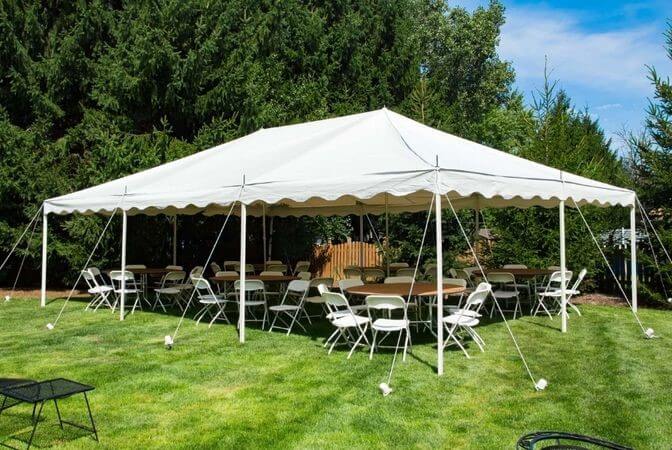 best canopy tent size for 50 is 20x30