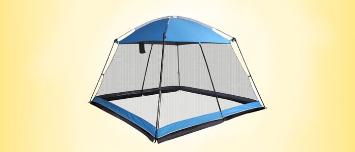 Superrella Screen House 10x10 Ft Square Camping Canopy Tent