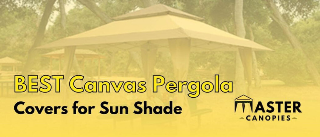 best canvas pergola covers for sun shade