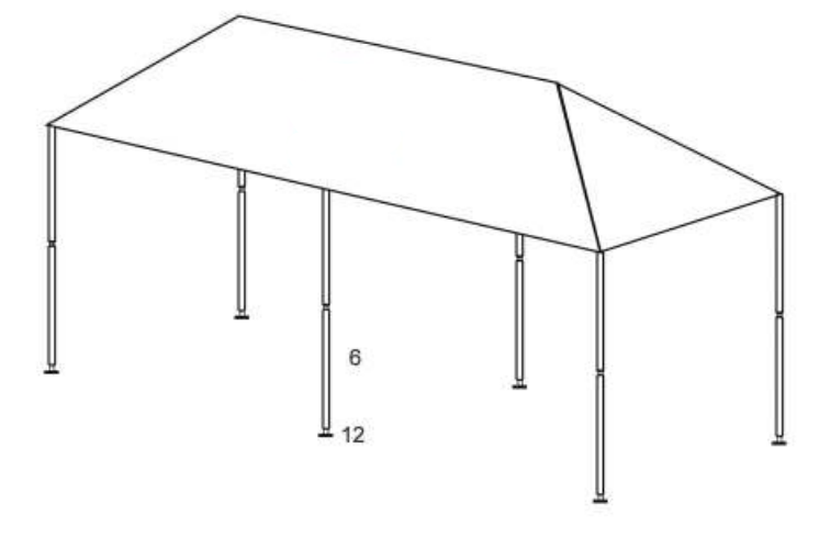step 3 Quictent 10x20 tent instructions