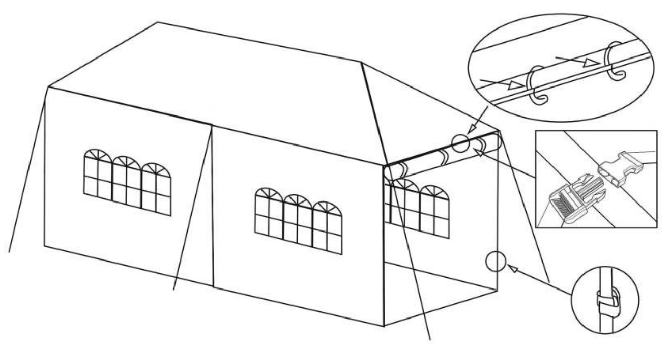 Quictent 10’x 20’ Assembly Instructions Full Guide