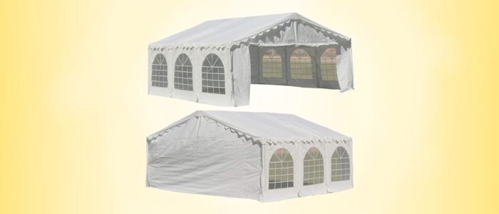 DELTA Canopies 20'x20' PE Waterproof Party Tent