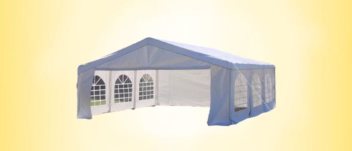 Quictent 20' x 20' White Event Outdoor Canopy
