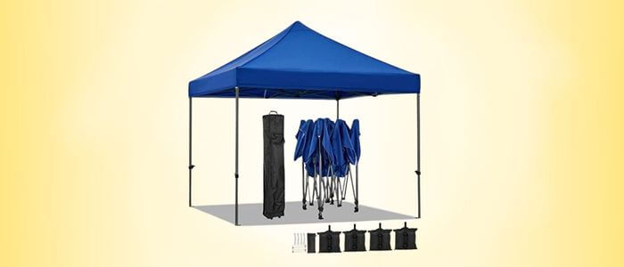 Yaheetech 10x10 Heavy-Duty Pop up Canopy Tent
